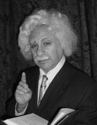 Albert Einstein impersonator