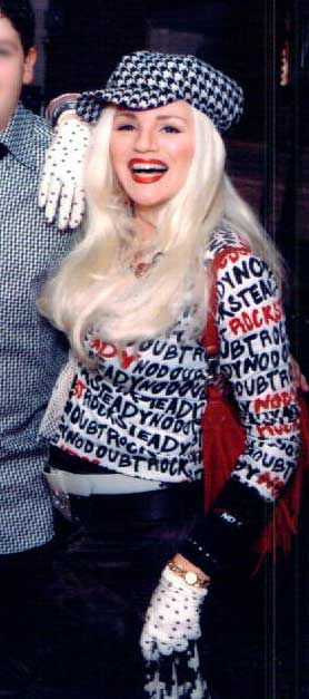 Gwen Stefani impersonator New York City