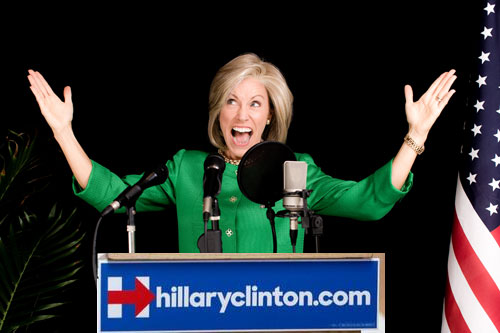 Hillary Clinton Impersonator