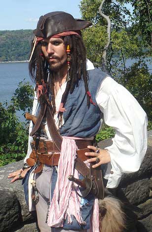 Capitain Jack Sparrow Impersonator