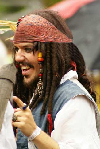 Jack Sparrow Impersonator