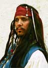 Captain Jack Sparrow impersonator Orlando