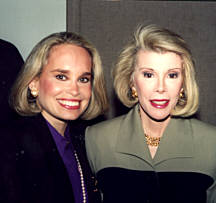 Joan Rivers impersonator with the real Joan Rivers