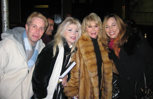 JOan Rivers with impersonators