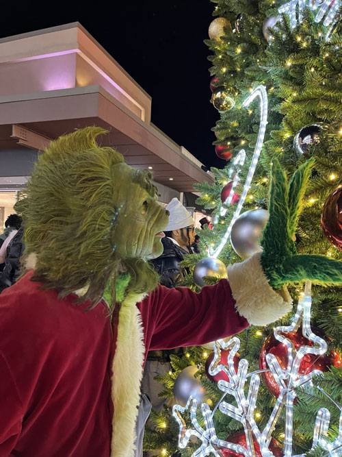 Grinch impersonator