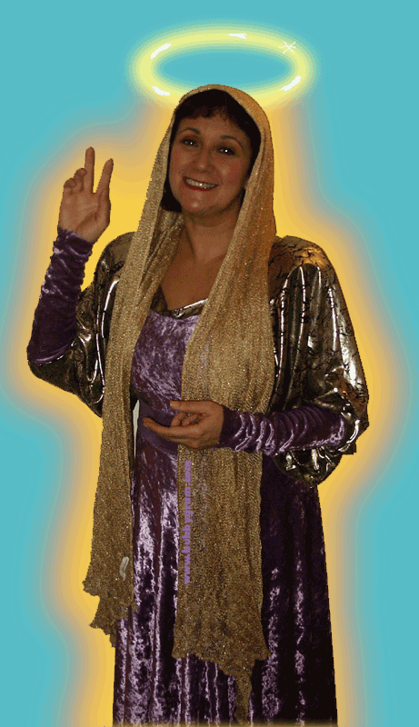Virgin Mary impersonator
