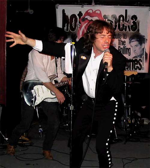 Mick Jagger impersonator soundalike