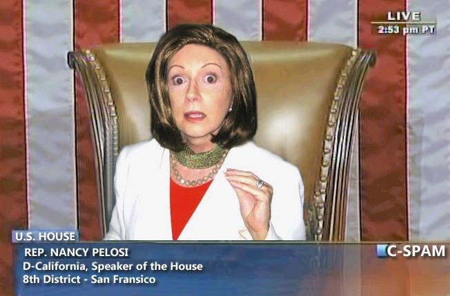 Nancy Pelosi impersonator