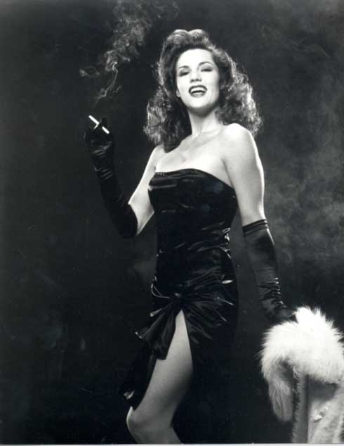 Rita Hayworth impersonator