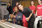 Manhattan Percussion's Ivo Araujo and Wyclef Jean