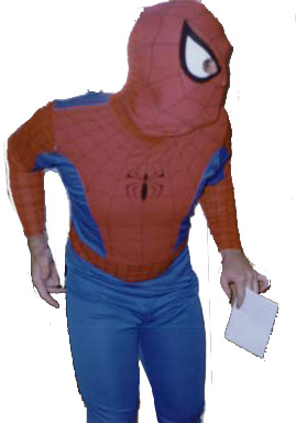 Spiderman impersonator