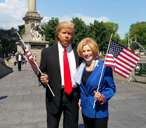 Trump and Hillary Impersonators - NY metro