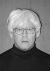 Andy Warhol Impersonator