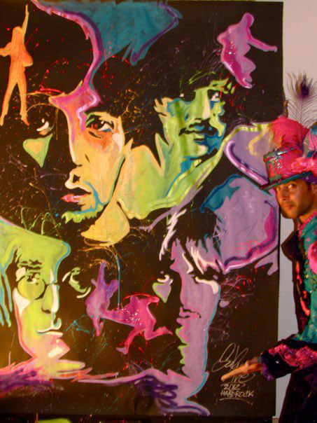 speed painter show - Beatles
