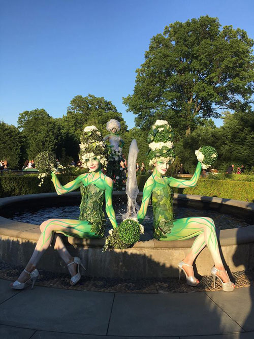 Green Floral Fantasy Greeters 