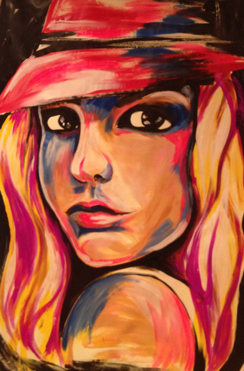 Speed Painting Britney Spears Portrait - Finished