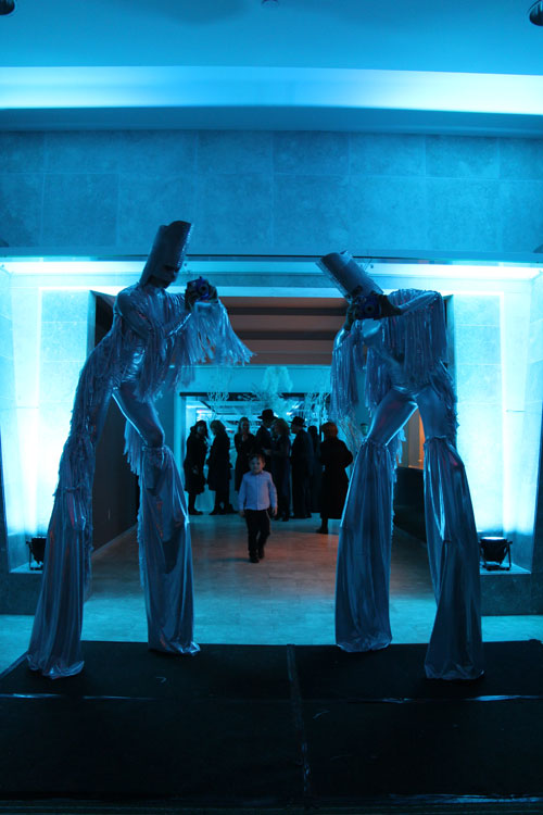 Silver Stilt Walkers