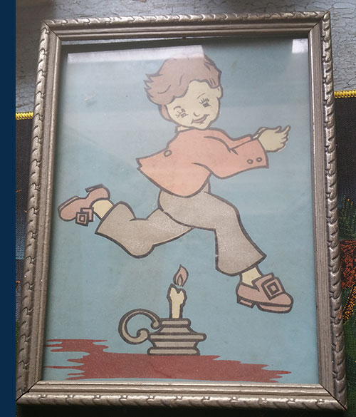 Jack Be Nimble Vintage Artwork