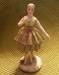 Ballerina with real lace skirt, Occupied Japa