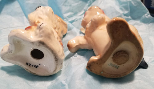 doggy salt & pepper shakers