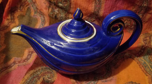 Blue Hall Genie Teapot