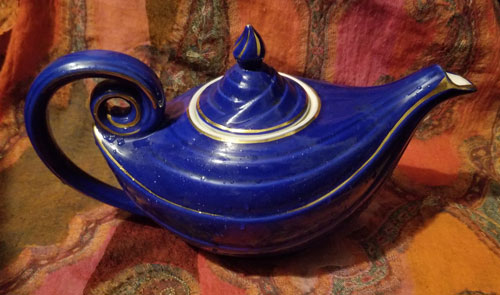 Blue Hall Genie Teapot