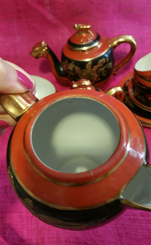 Vintage Moriyama Orange teaset