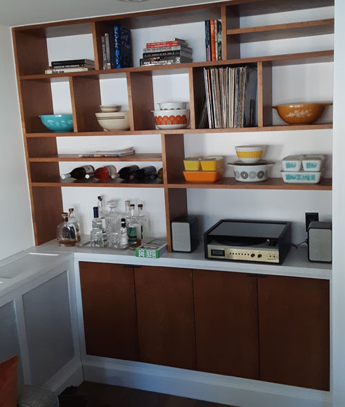 midcentury modern wall unit
