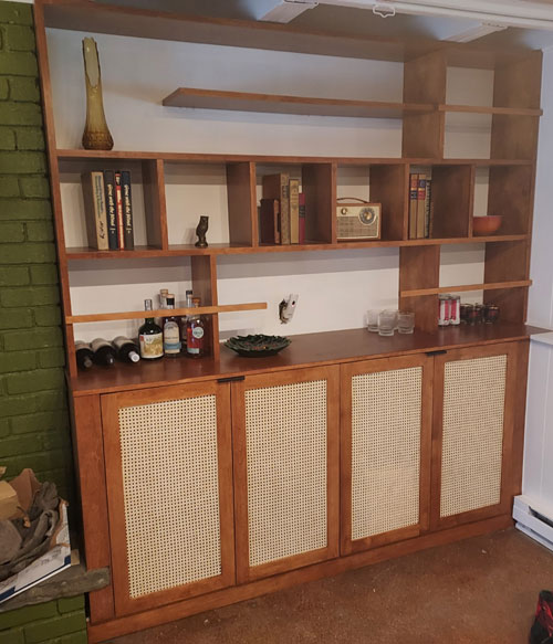 midcentury modern wall unit