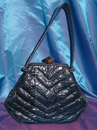Vintage Snakeskin Evening Bag
