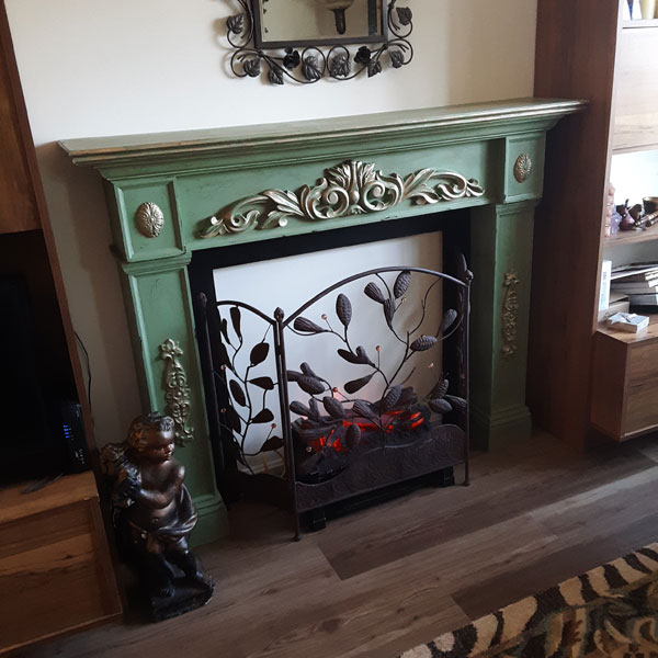 custom fireplace surround