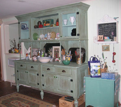 large farmstyle cabinet